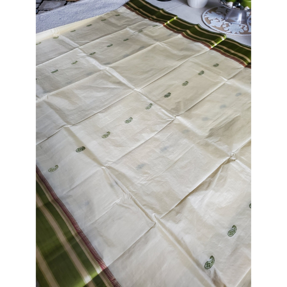 New Women Pure Gorod Silk Saree Handloom Festive Wedding - Picture 10 of 11